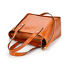 Large shoulder bag women's leather shopperbag