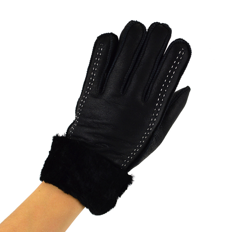 Fünf-Finger-Leder-Isolierhandschuhe