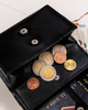 Leather wallet & keyring gift set PETERSN PTN SET-D-02-KCS