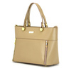 Vera Pelle leather large shopper bag