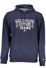 TOMMY HILFIGER HERREN-SWEATSHIRT BLAU MIT REISSVERSCHLUSS