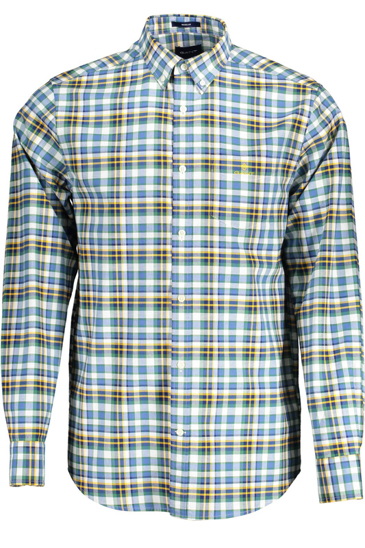 GANT MEN&#39;S BLUE LONG SLEEVE SHIRT