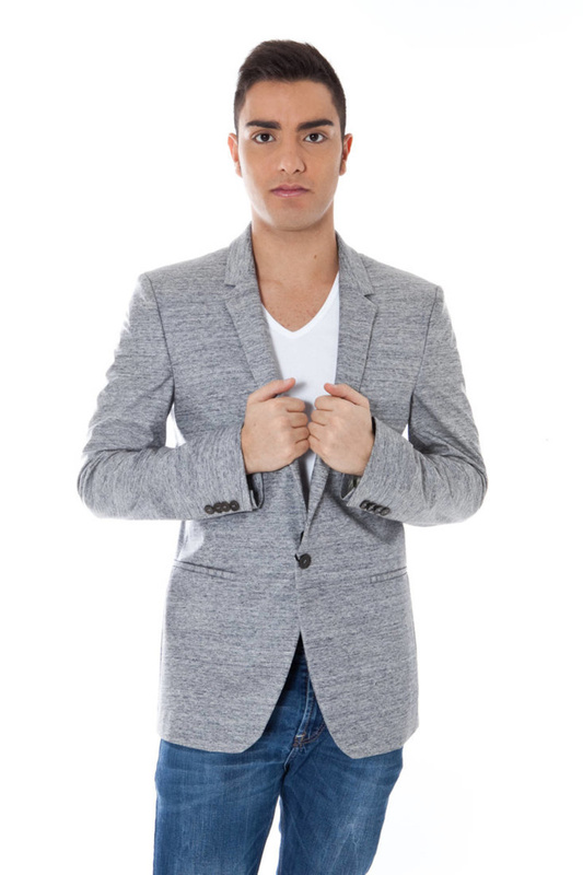 CALVIN KLEIN MEN`S CLASSIC JACKET GRAY