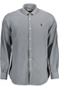 US POLO SHIRT LONG SLEEVE MAN BLUE