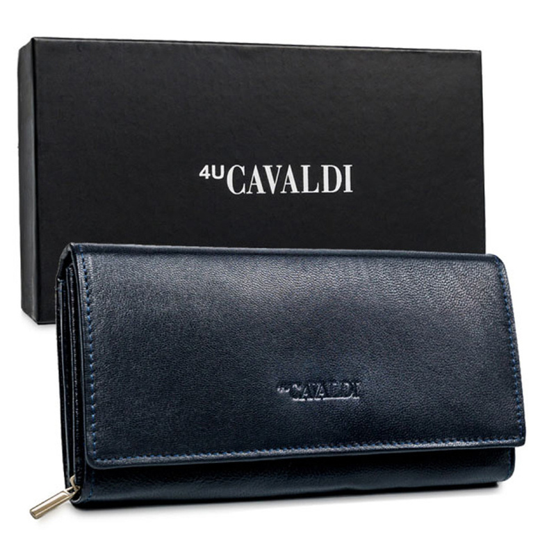 Leather wallet RFID 4U CAVALDI R-RD-12-GCL