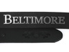 Beltimore leather women's black nickel-free belt 3 cm U69 : Colors - black, Strap size - r.80-95 cm