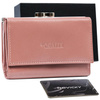 Elegant women's leather wallet with RFID Cavaldi