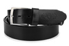 Beltimore full grain leather men's black premium belt E14 : Colors - black, Strap size - r.105-120 cm