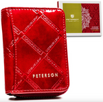 Women's genuine leather wallet Peterson PTN 5157-PLT