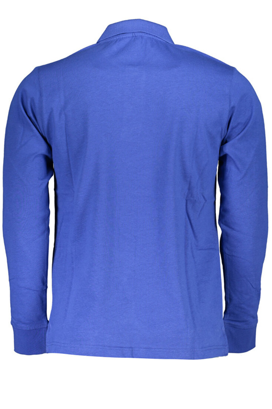 US GRAND POLO MEN&#39;S LONG SLEEVED POLO SHIRT BLUE