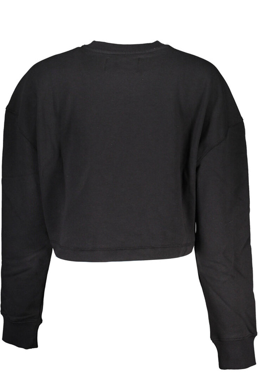 CALVIN KLEIN WOMEN&#39;S ZIPLESS SWEATSHIRT BLACK