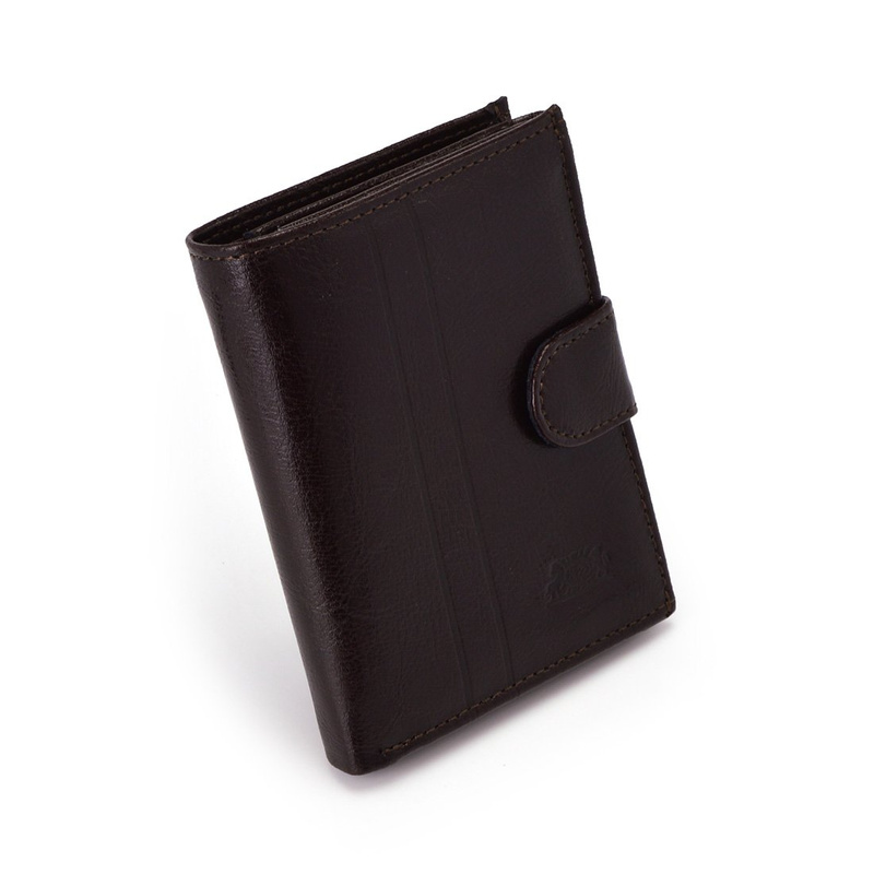 An extensive and roomy Elkor men's leather wallet