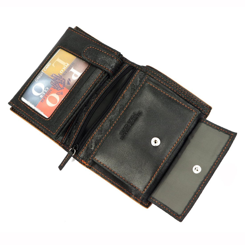 Men's genuine leather wallet Harvey Miller Polo Club 1223 475