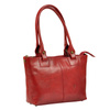 Women's leather shopper bag shoulder bag