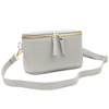 Women's elegant leather waist bag crossbody bag