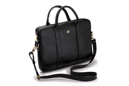 Elegant shoulder laptop bag Felice Gold Dulce