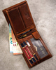 Leather wallet RFID PETERSON PTN N992-EBS