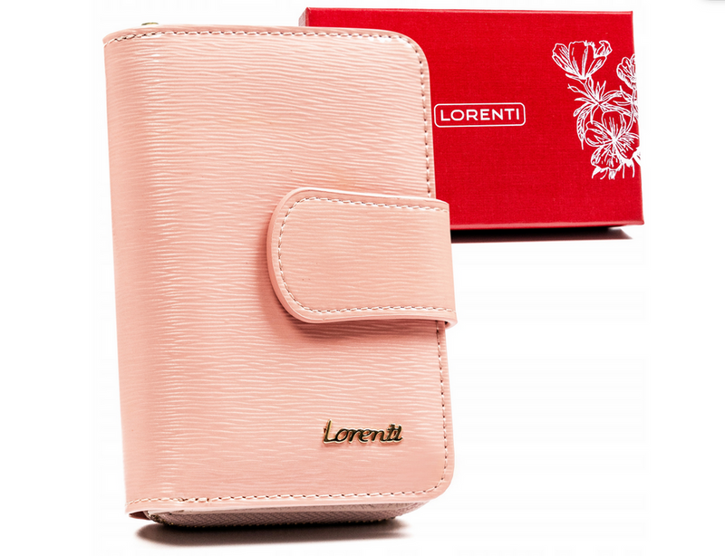 Leather elegant women's wallet Lorenti with RFID