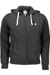 US POLO SWEATSHIRT WITH ZIP MAN BLACK