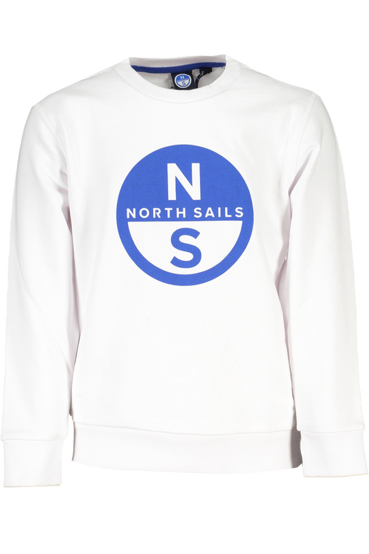 NORTH SAILS WHITE SWEATSHIRT WITHOUT ZIP