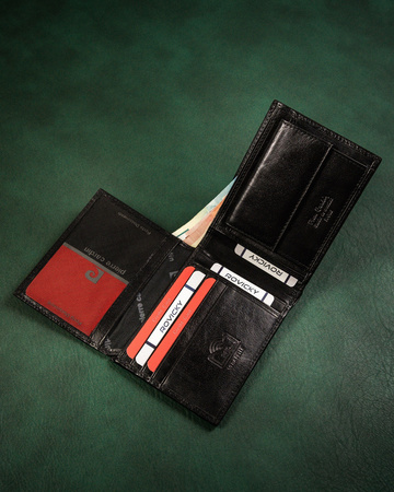 Leather wallet & belt set PIERRE CARDIN ZM-PC26