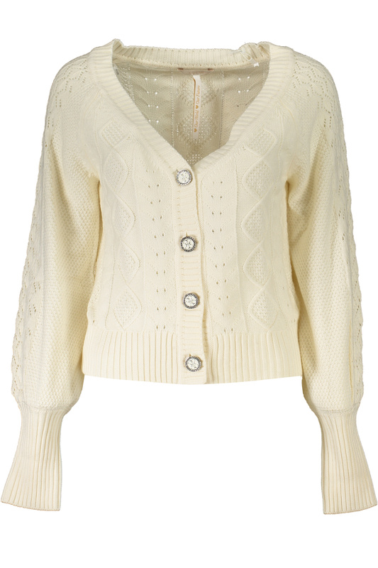 GUESS JEANS WOMEN&#39;S CARDIGAN WHITE