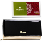 Leather wallet RFID PETERSON PTN LJ-42100