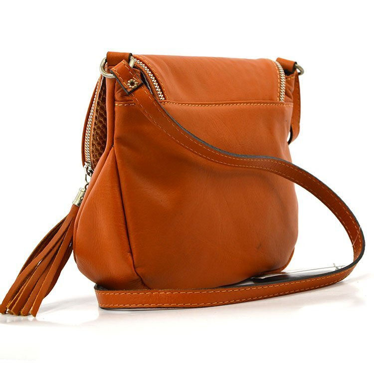 Women's elegant leather crossbody bag