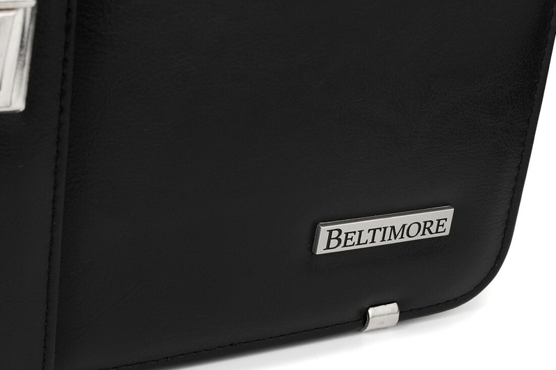 Black male briefcase Beltimore elegant briefcase capacious W37