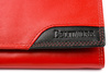 Women's leather wallet large horizontal with earworm RFiD red BELTIMORE 038