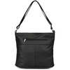 Black Leather Handbag Women's A4 Large Bag Beltimore T71