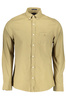 GANT MEN&#39;S GREEN LONG SLEEVE SHIRT