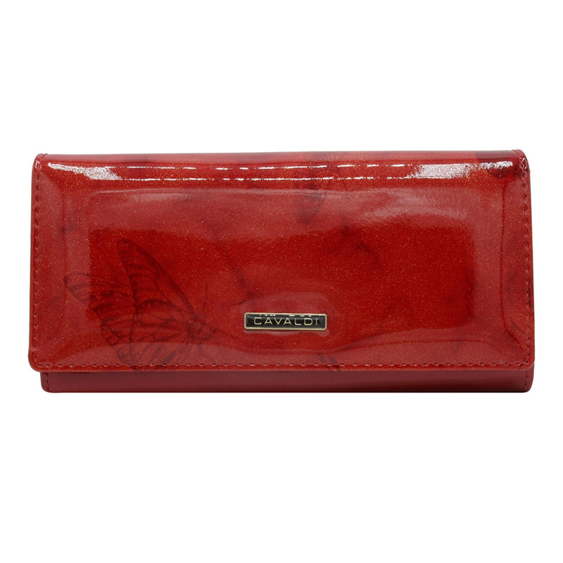 Women's genuine leather wallet Cavaldi H20-1-SBF