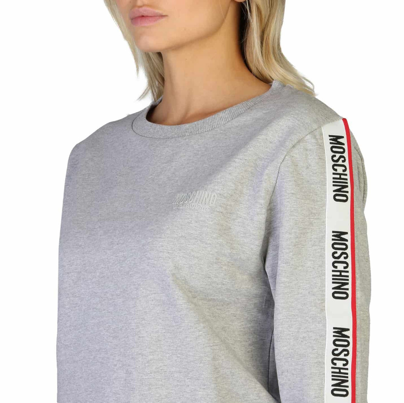 Bluza marki Moschino model 1710-9004 kolor Szary. Odzież Damskie. Sezon: Jesień/Zima