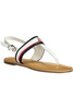 TOMMY HILFIGER SANDAL SHOES WOMAN WHITE