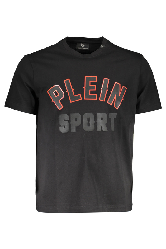 PLEIN SPORT MEN&#39;S SHORT SLEEVE T-SHIRT BLACK