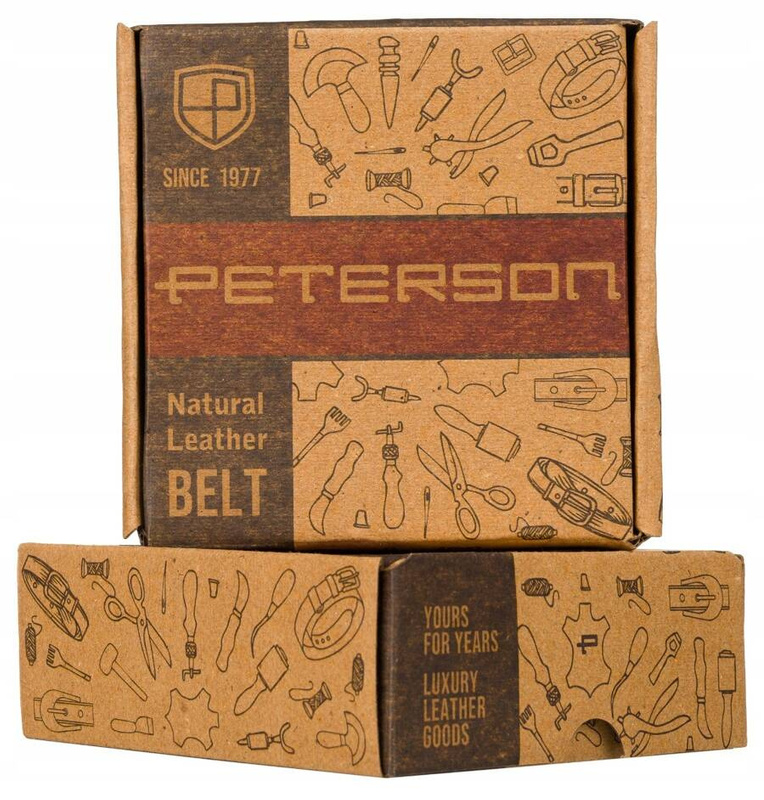 Leather belt PETERSON PTN AB35