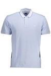 HARMONT & BLAINE MEN'S SHORT SLEEVE BLUE POLO SHIRT