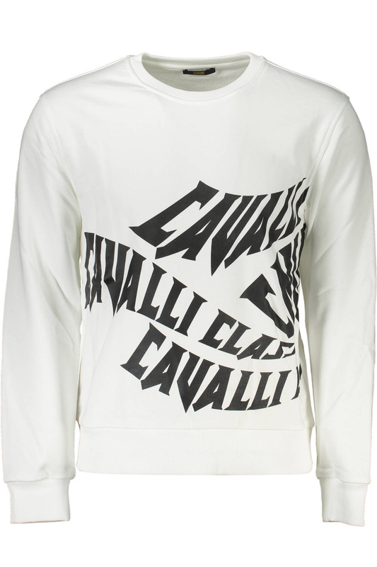 CAVALLI CLASS SWEATSHIRT OHNE REISSVERSCHLUSS MANN WEISS