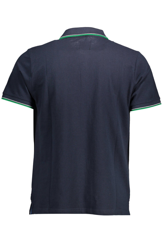 GIAN MARCO VENTURI KURZARM POLOSHIRT HERREN BLAU