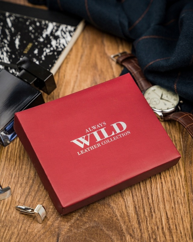 Men's leather wallet for Always Wild? cards