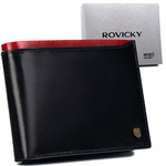 Men's genuine leather wallet Rovicky N992-RVT RFID