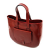 Leather shoulder bag large women's shopperbag