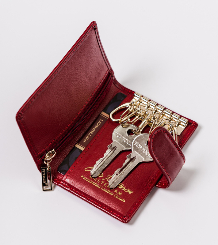 Leather key case PETERSON PTN PL-7772