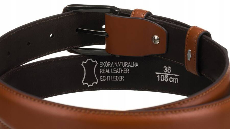 Leather belt PETERSON PTN PM-14