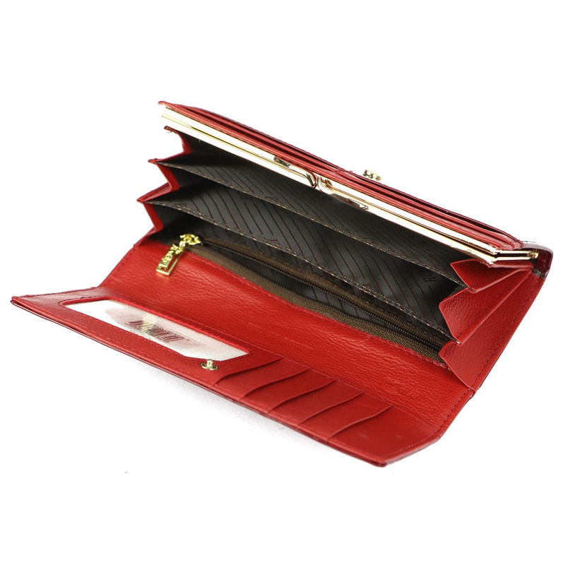 Patent Leather Women's Wallet Rovicky with RFID