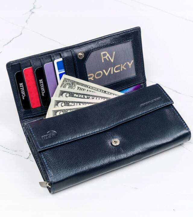 Leather wallet RFID 4U CAVALDI R-RD-12-GCL