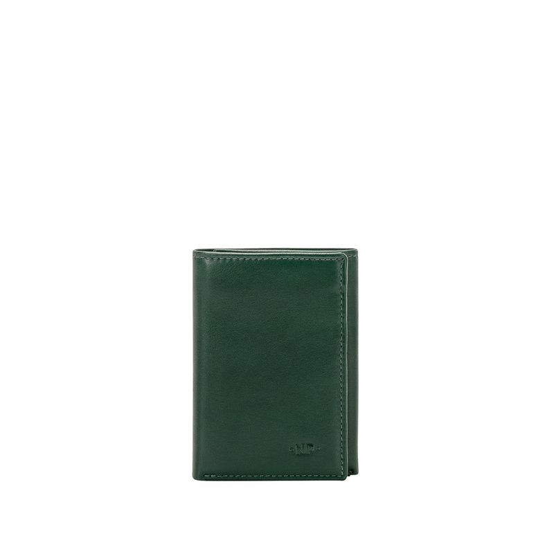 Minimal mens wallet Nappa Oscar by Nuvola Pelle without coin pocket made in genuine leather. Practical and comfortable small wallet.