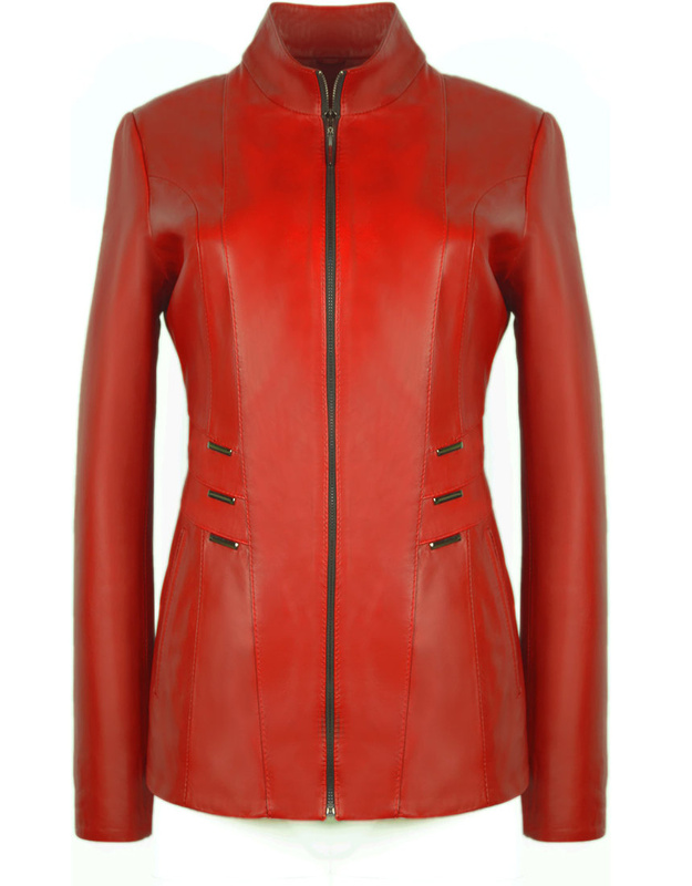 Elegant women's leather jacket from Bukowski