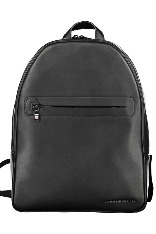 TOMMY HILFIGER MEN&#39;S BLACK BACKPACK